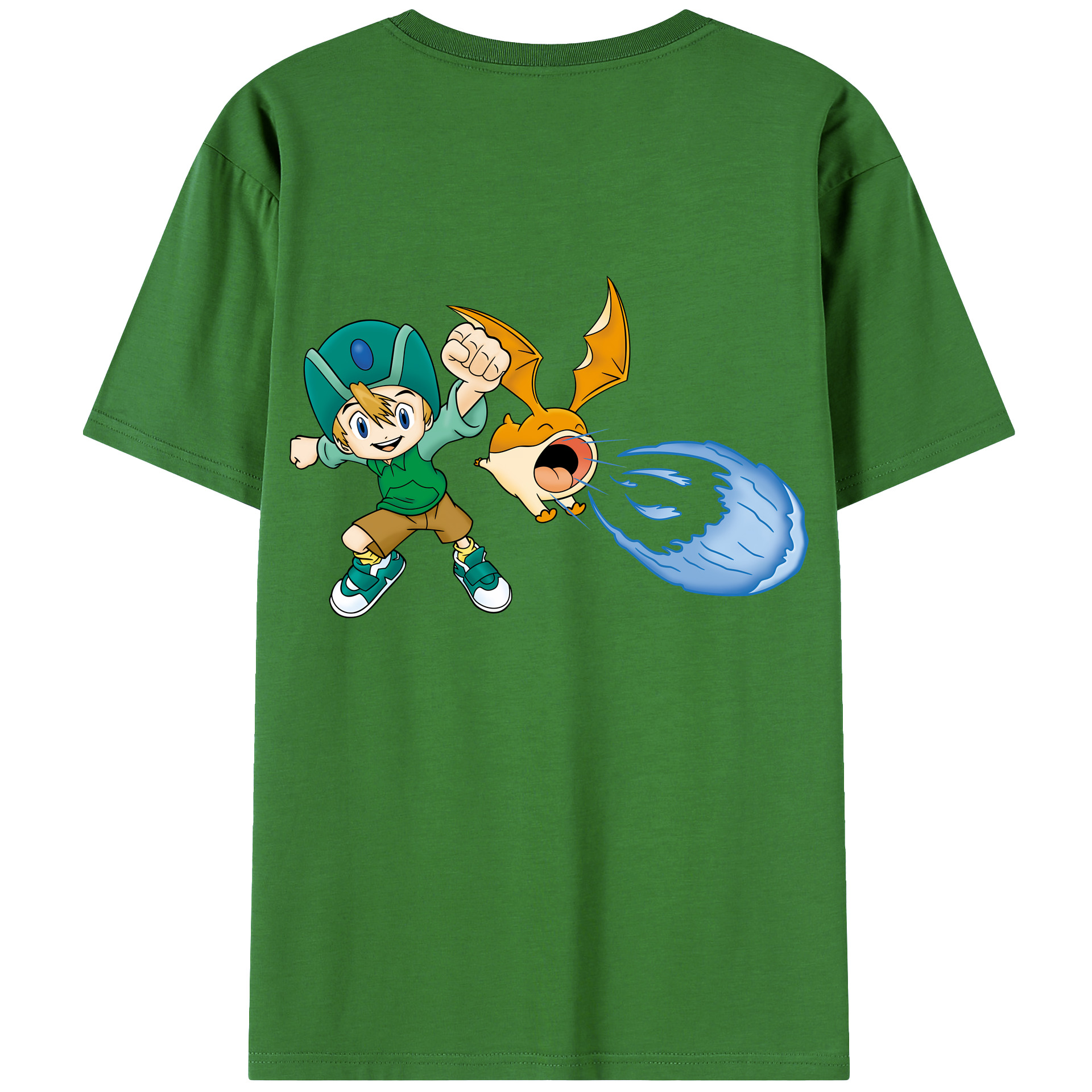 （画像用） Digimon デジタルモンスター/デジモン レディース半袖Tシャツ(バックプリント)